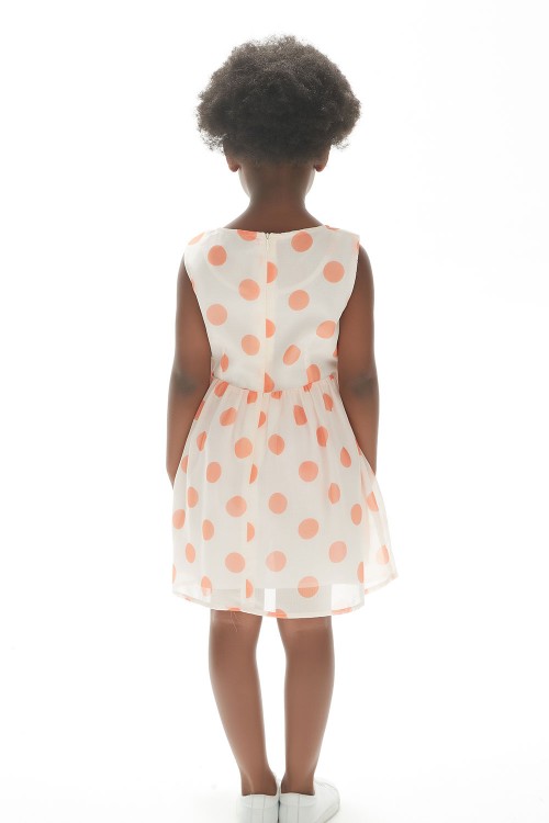 فستان بناتي برتقالي