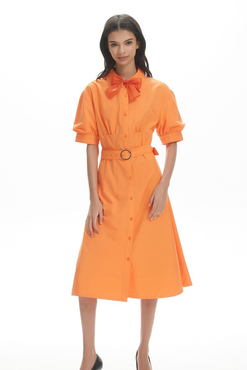 فستان نسائي برتقالي