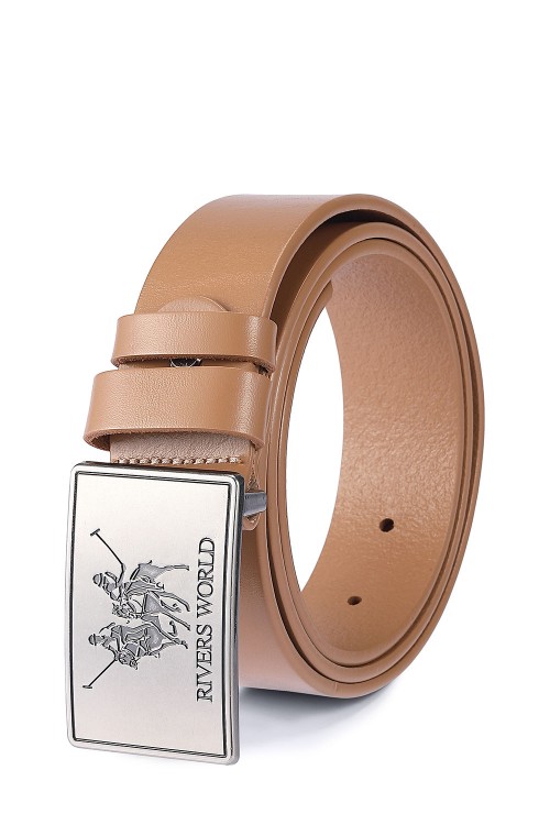 Fine Leather Brown Belt For Men