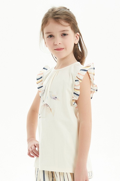 Appricot T-Shirt For Girls