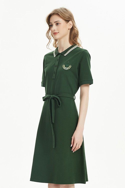 فستان بولو نسائي اخضر
